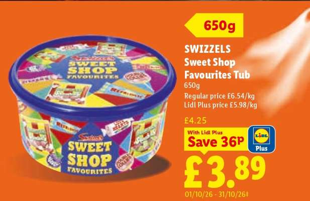 SWIZZELS Sweet Shop Favourites Tub