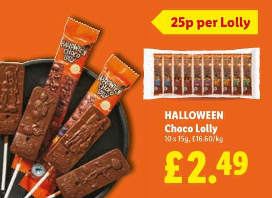 Halloween Choco Lolly