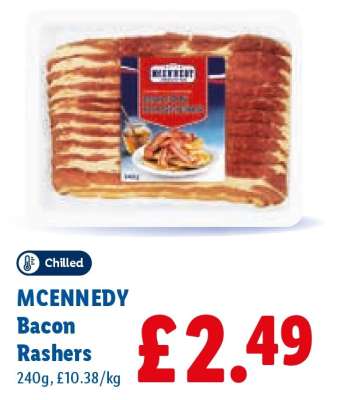 MCENNEDY Bacon Rashers