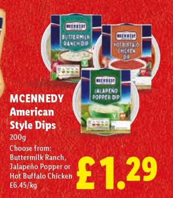 MCENNEDY American-Style Dips