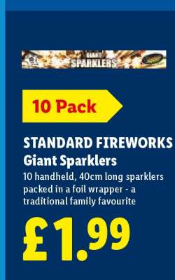 STANDARD FIREWORKS Giant Sparklers