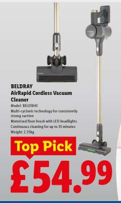 Beldray AIRRAPID Cordless Vacuum Cleaner