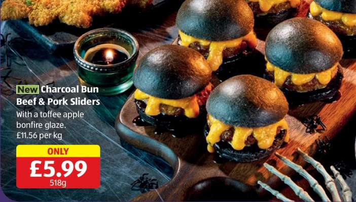 Charcoal Bun Beef & Pork Sliders