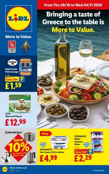 Lidl offer  - 29/10/2026 - 04/11/2026.