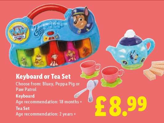 Keyboard or Tea Set