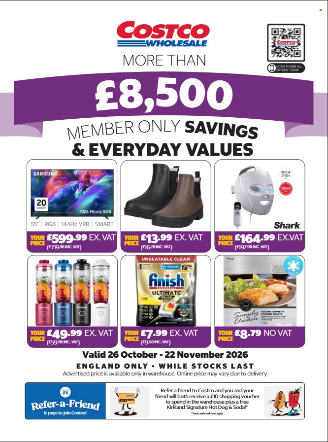 Costco offer - 26/10/2026 - 22/11/2026. Page 1