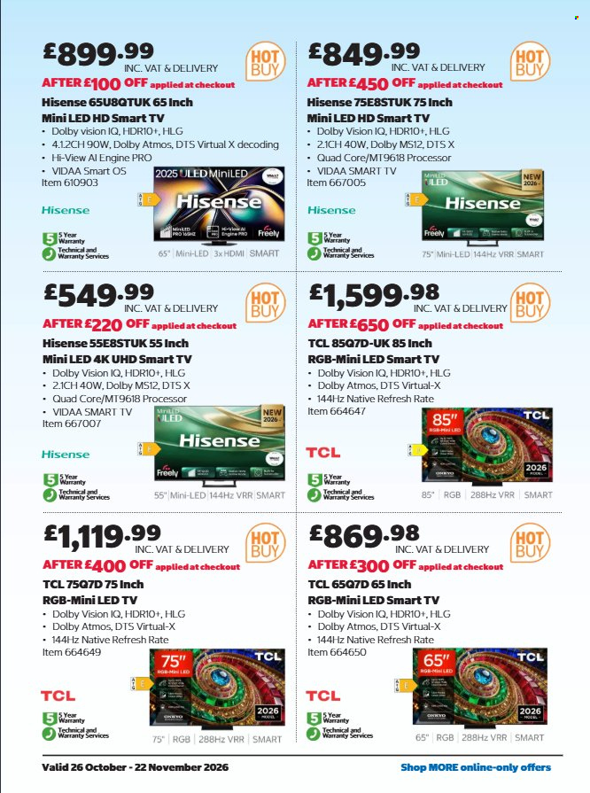 Costco offer - 26/10/2026 - 22/11/2026. Page 36