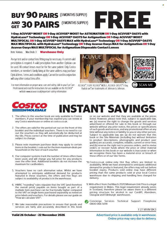 Costco offer - 26/10/2026 - 22/11/2026. Page 47