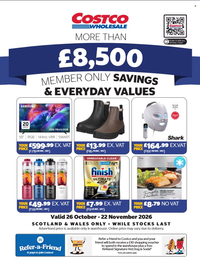 Costco offer - 26/10/2026 - 22/11/2026. Page 1