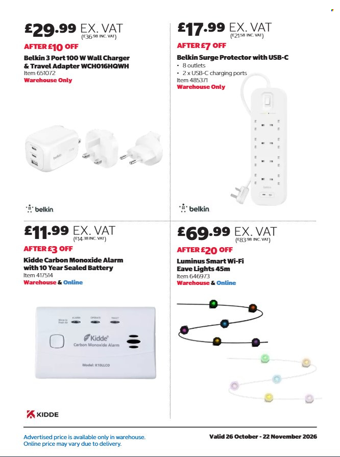 Costco offer - 26/10/2026 - 22/11/2026. Page 9