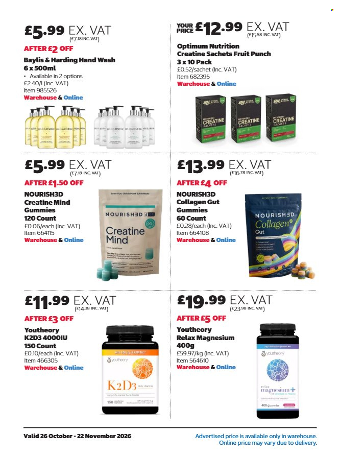 Costco offer - 26/10/2026 - 22/11/2026. Page 24