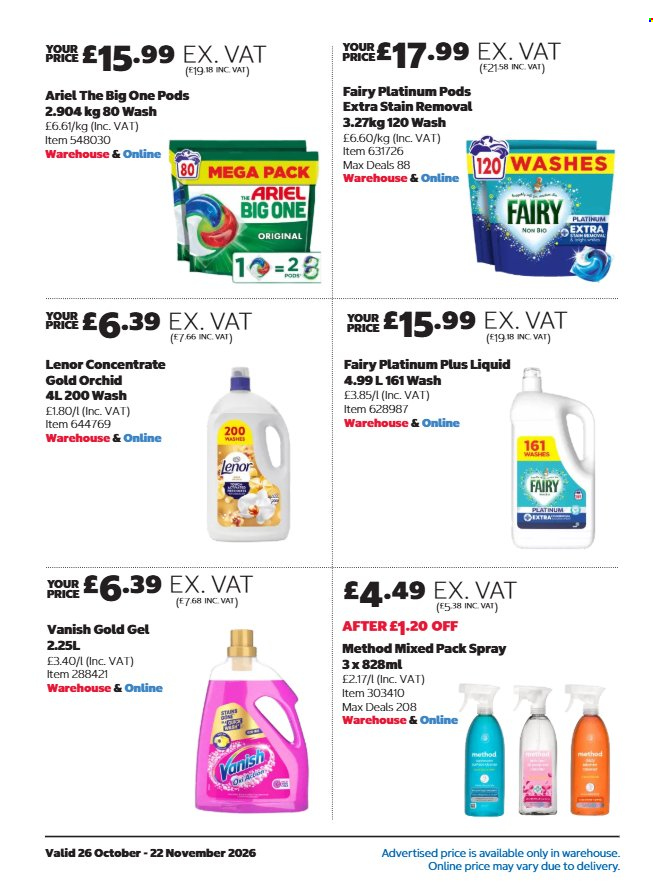 Costco offer - 26/10/2026 - 22/11/2026. Page 28