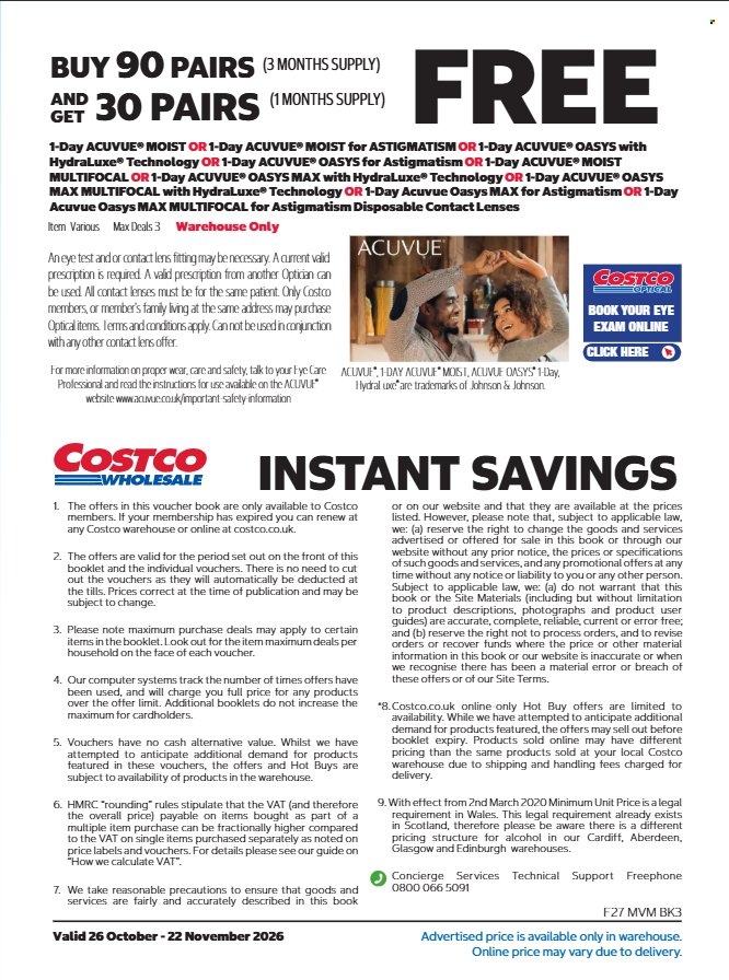 Costco offer - 26/10/2026 - 22/11/2026. Page 45