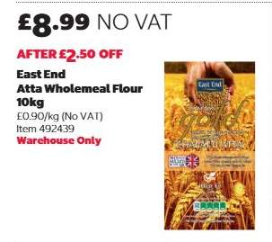 East End Atta Wholemeal Flour 10kg