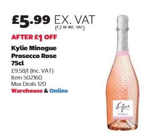 Kylie Minogue Prosecco Rose 75cl