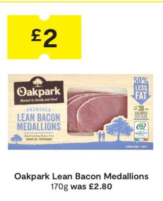 Oakpark Lean Bacon Medallions