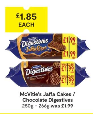 McVitie's Jaffa Cakes / Chocolate Digestives