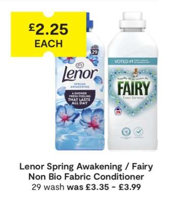 Lenor Spring Awakening / Fairy Non Bio Fabric Conditioner