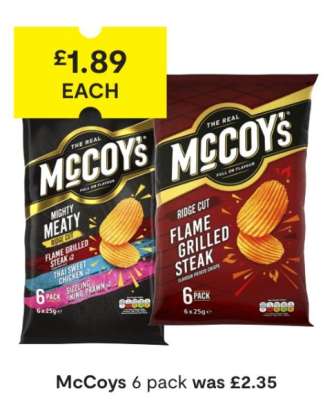 McCoys 6 pack