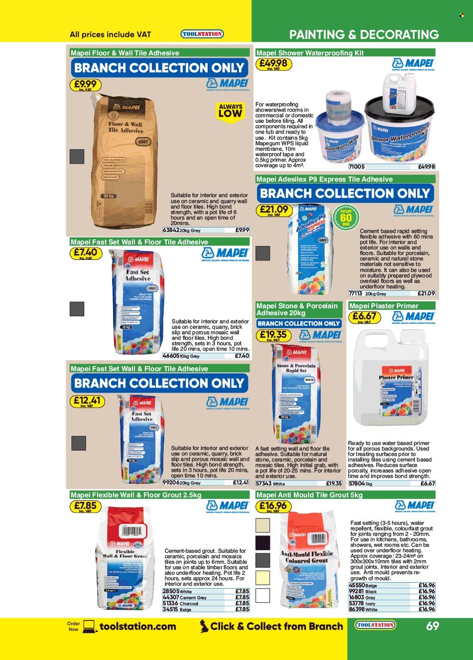 Toolstation offer . Page 69.