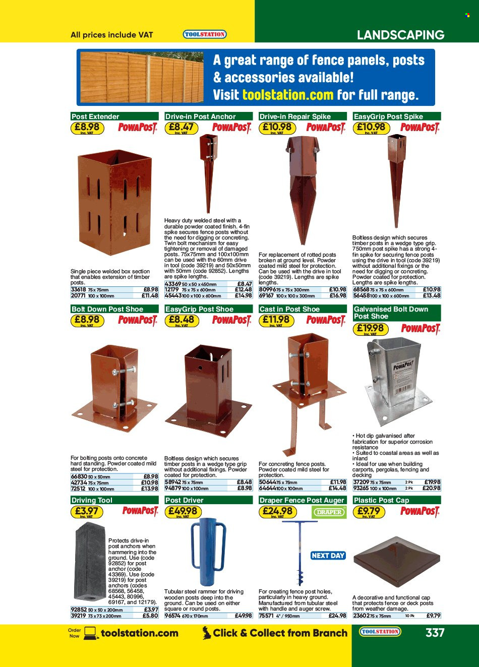 Toolstation offer . Page 337.
