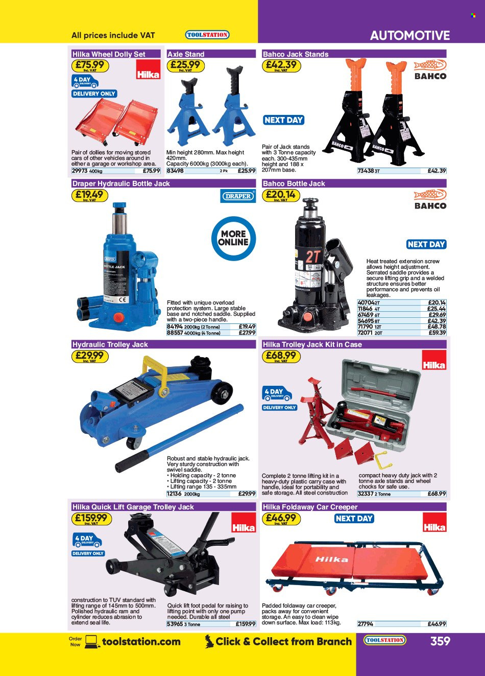 Toolstation offer . Page 359.