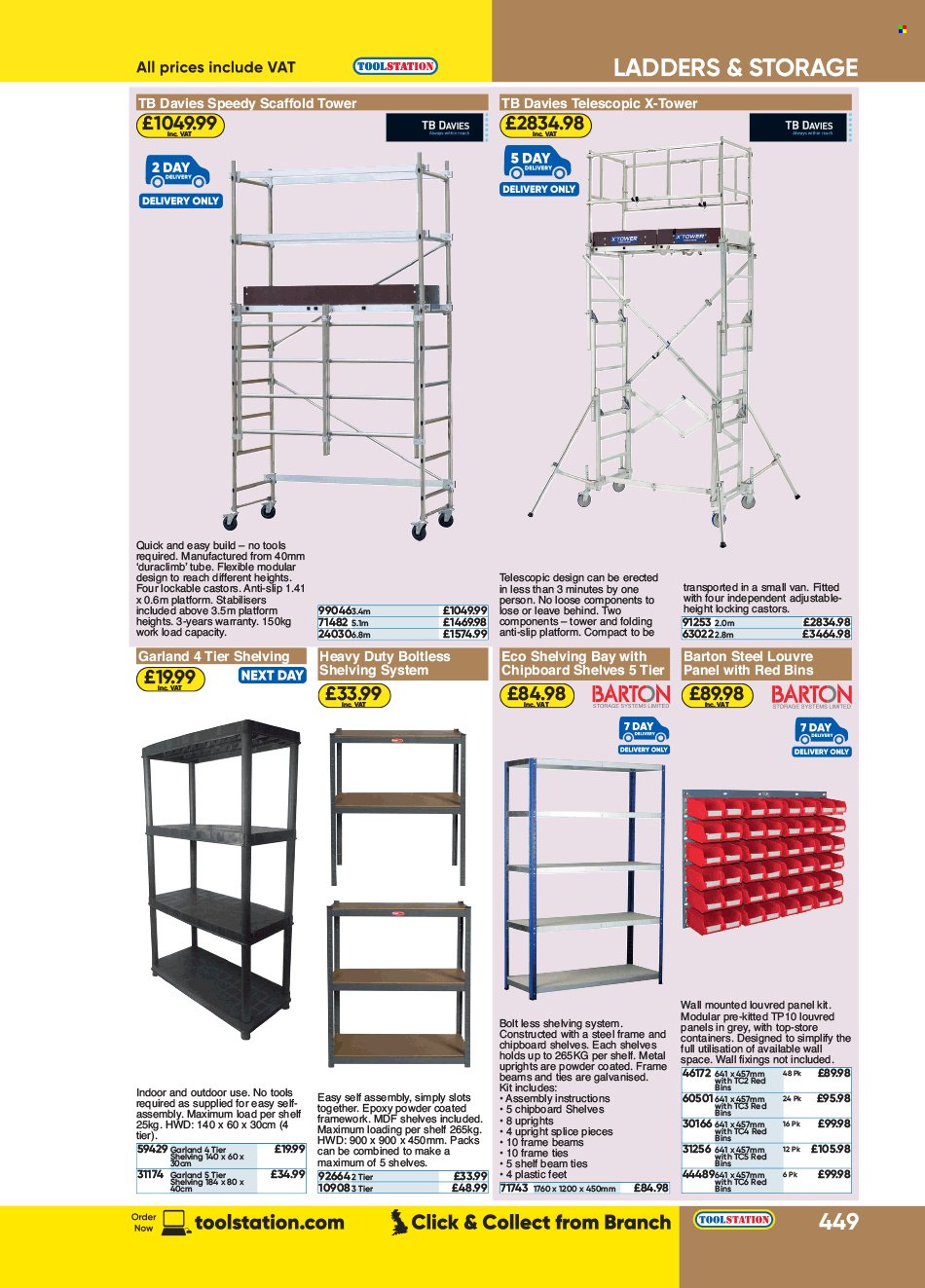Toolstation offer . Page 449.