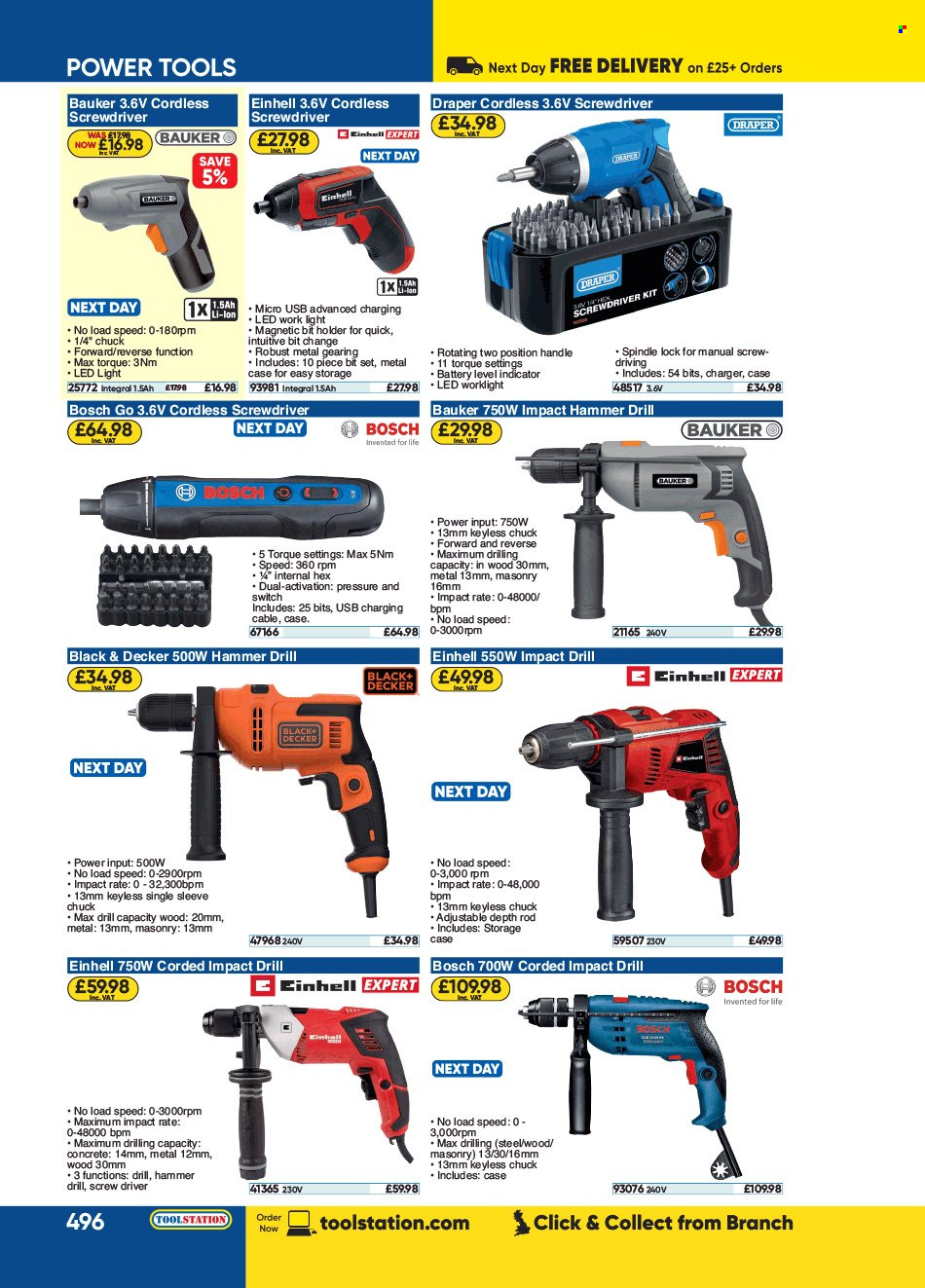 Toolstation offer . Page 496.
