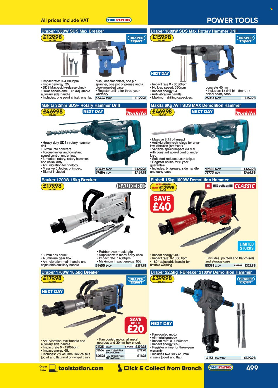 Toolstation offer . Page 499.