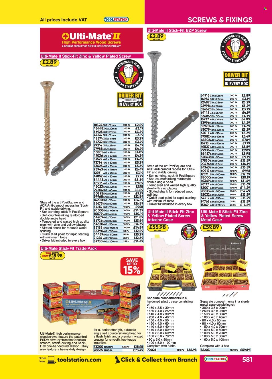 Toolstation offer . Page 581.