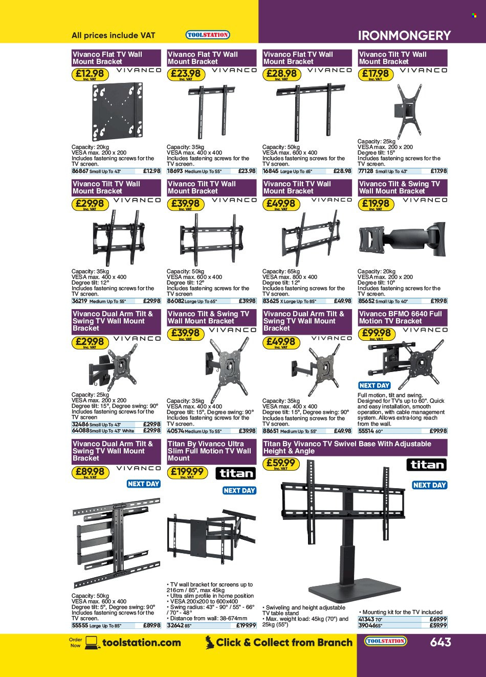 Toolstation offer . Page 643.