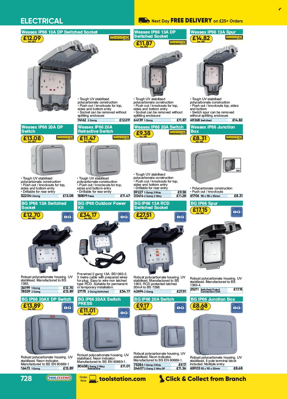 Toolstation offer . Page 728.