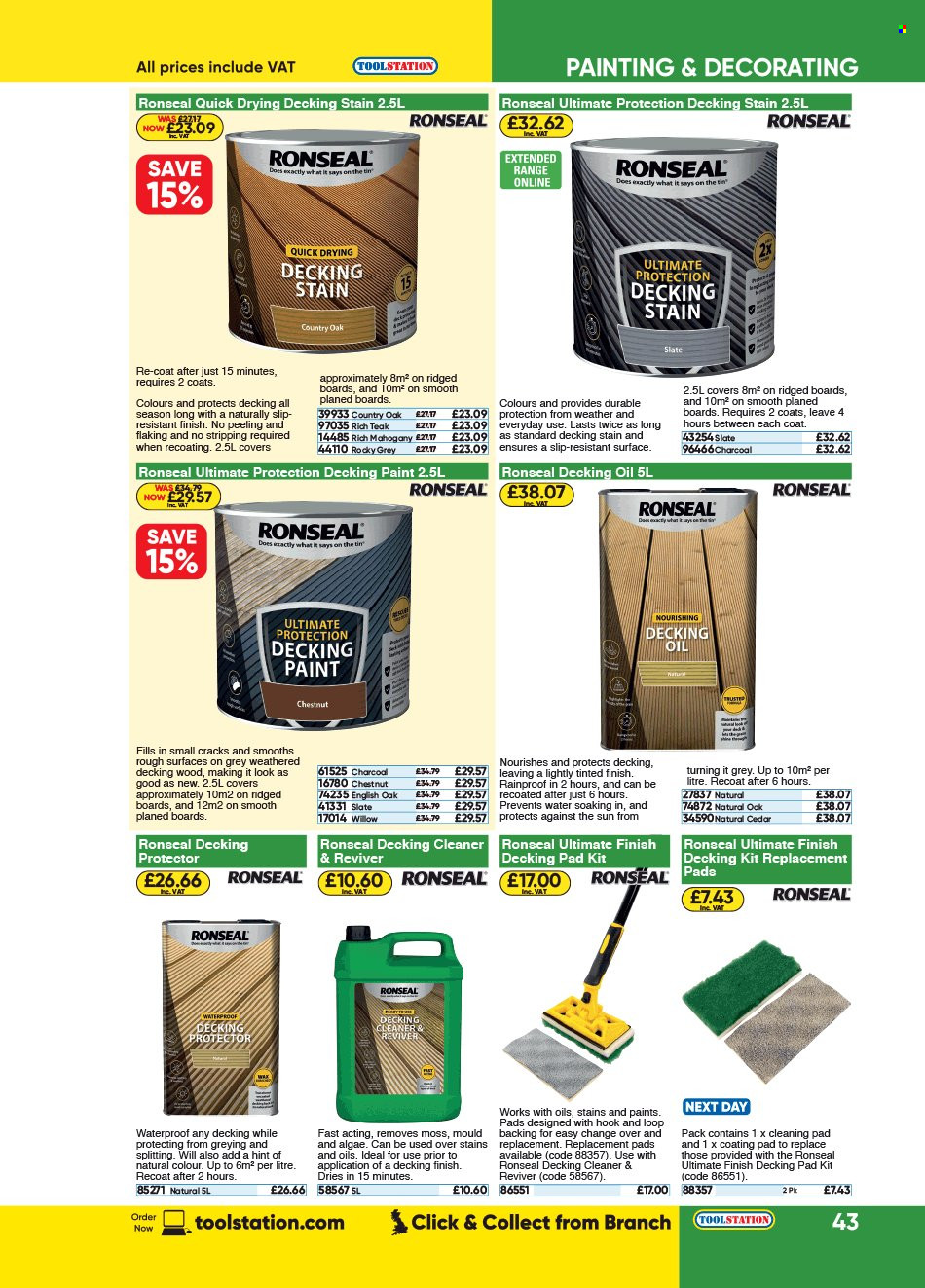 Toolstation offer . Page 43.