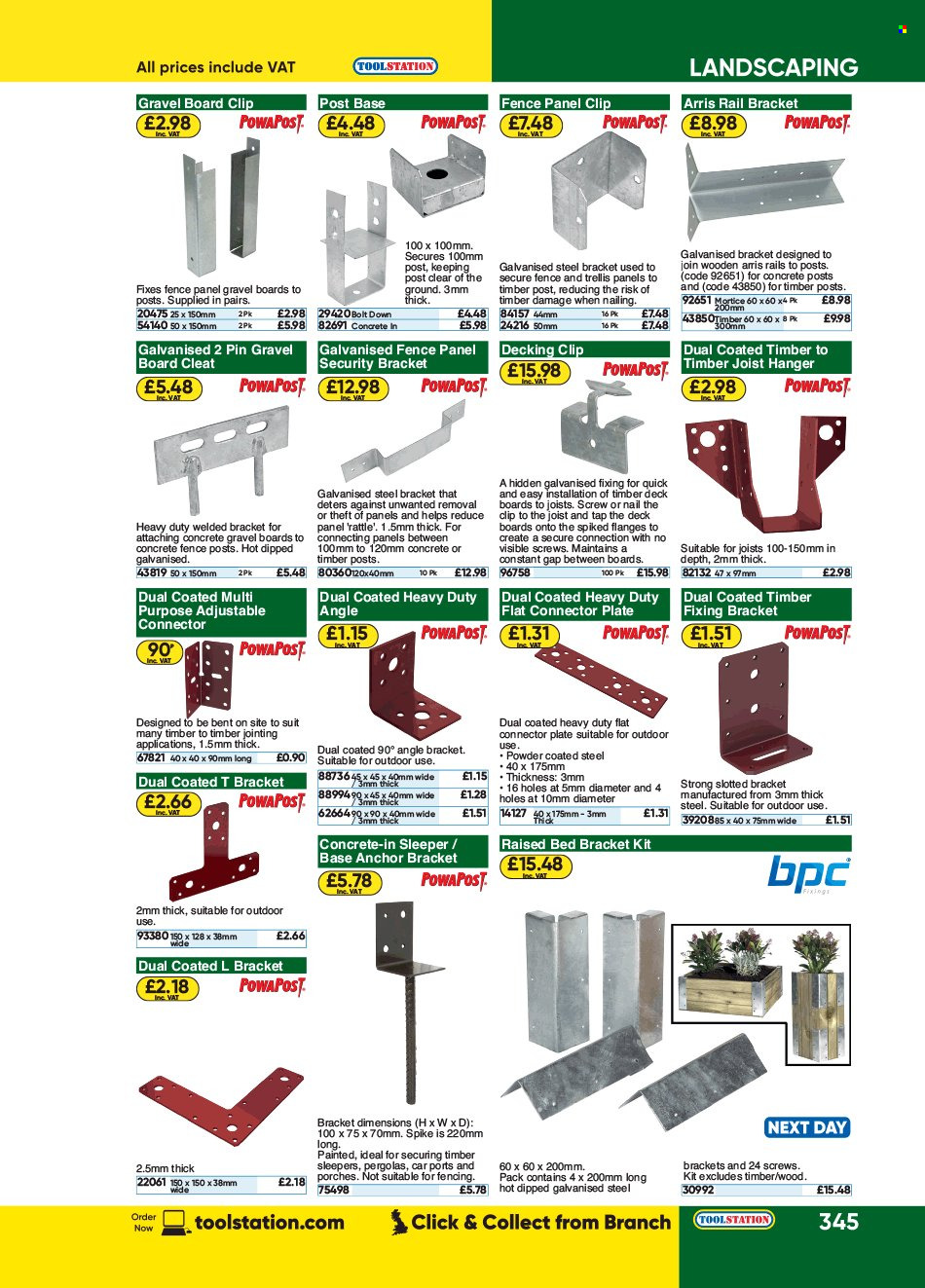 Toolstation offer . Page 345.