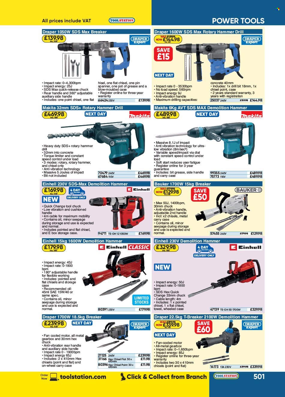 Toolstation offer . Page 501.