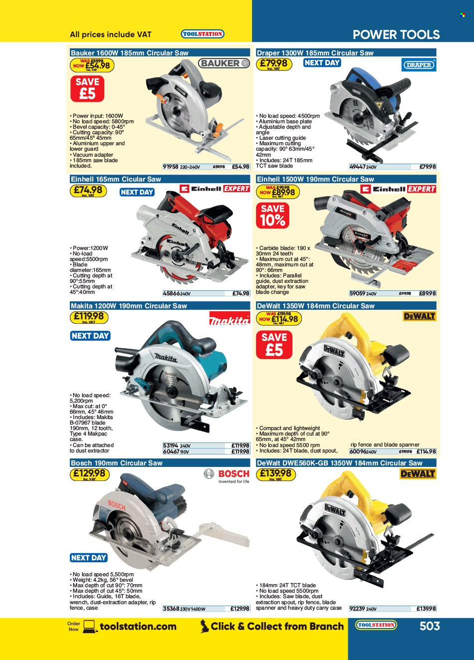 Toolstation offer . Page 503.