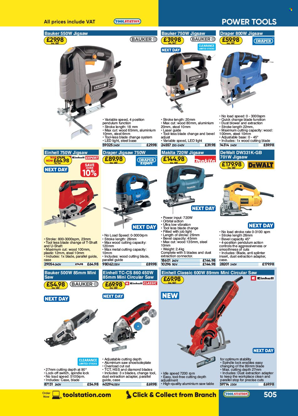 Toolstation offer . Page 505.