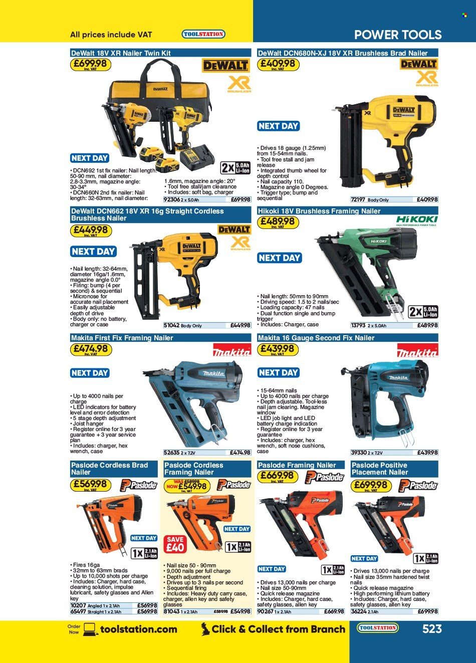Toolstation offer . Page 523.