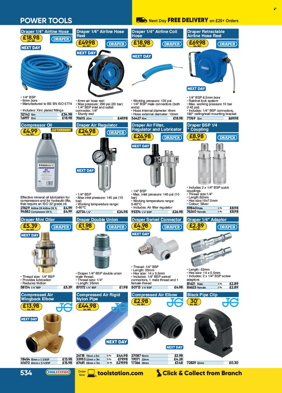 Toolstation offer . Page 534.