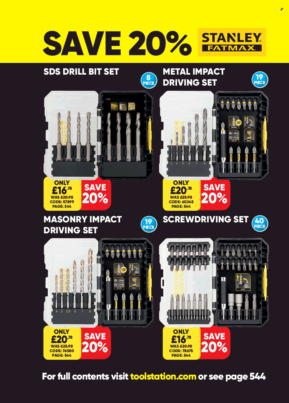 Toolstation offer . Page 537.