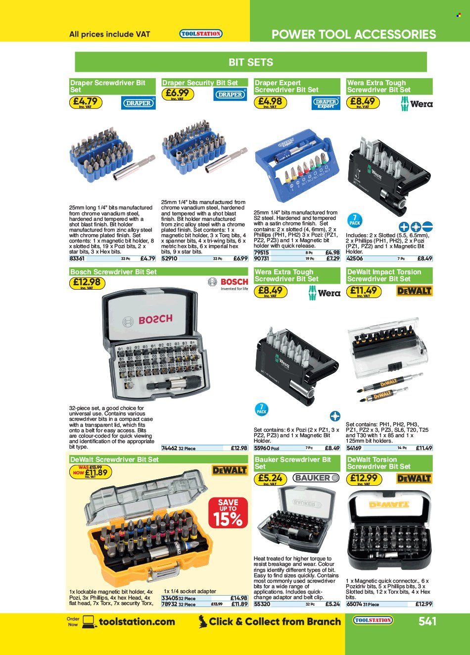 Toolstation offer . Page 541.