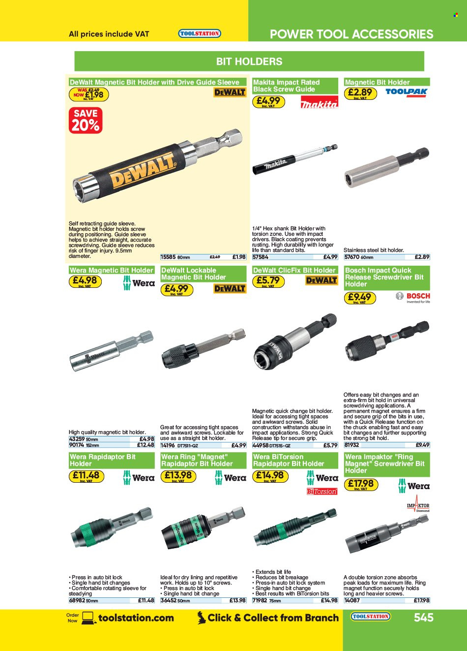 Toolstation offer . Page 545.