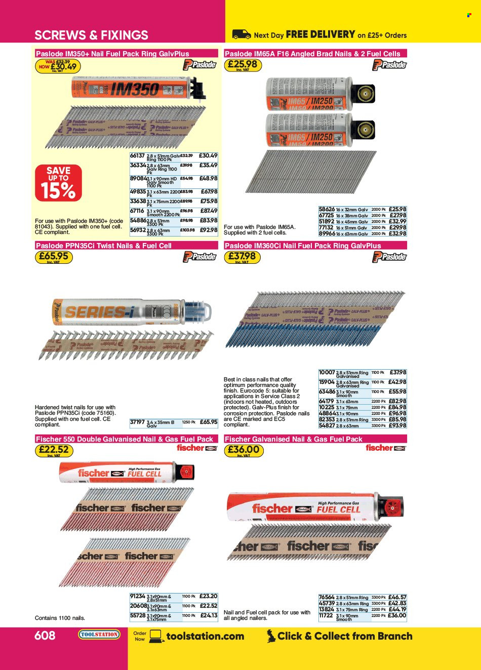 Toolstation offer . Page 608.