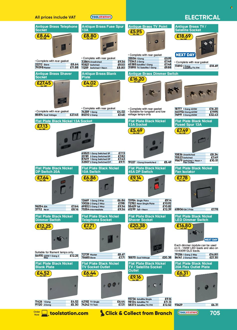 Toolstation offer . Page 705.