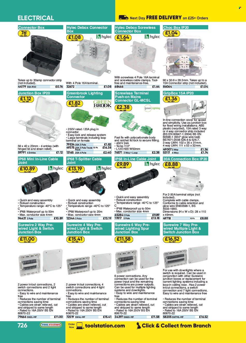Toolstation offer . Page 726.