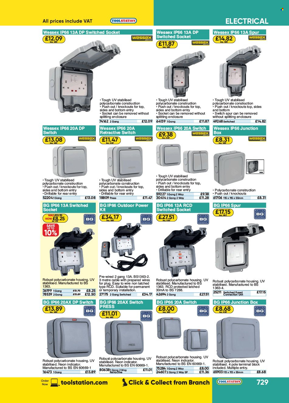 Toolstation offer . Page 729.