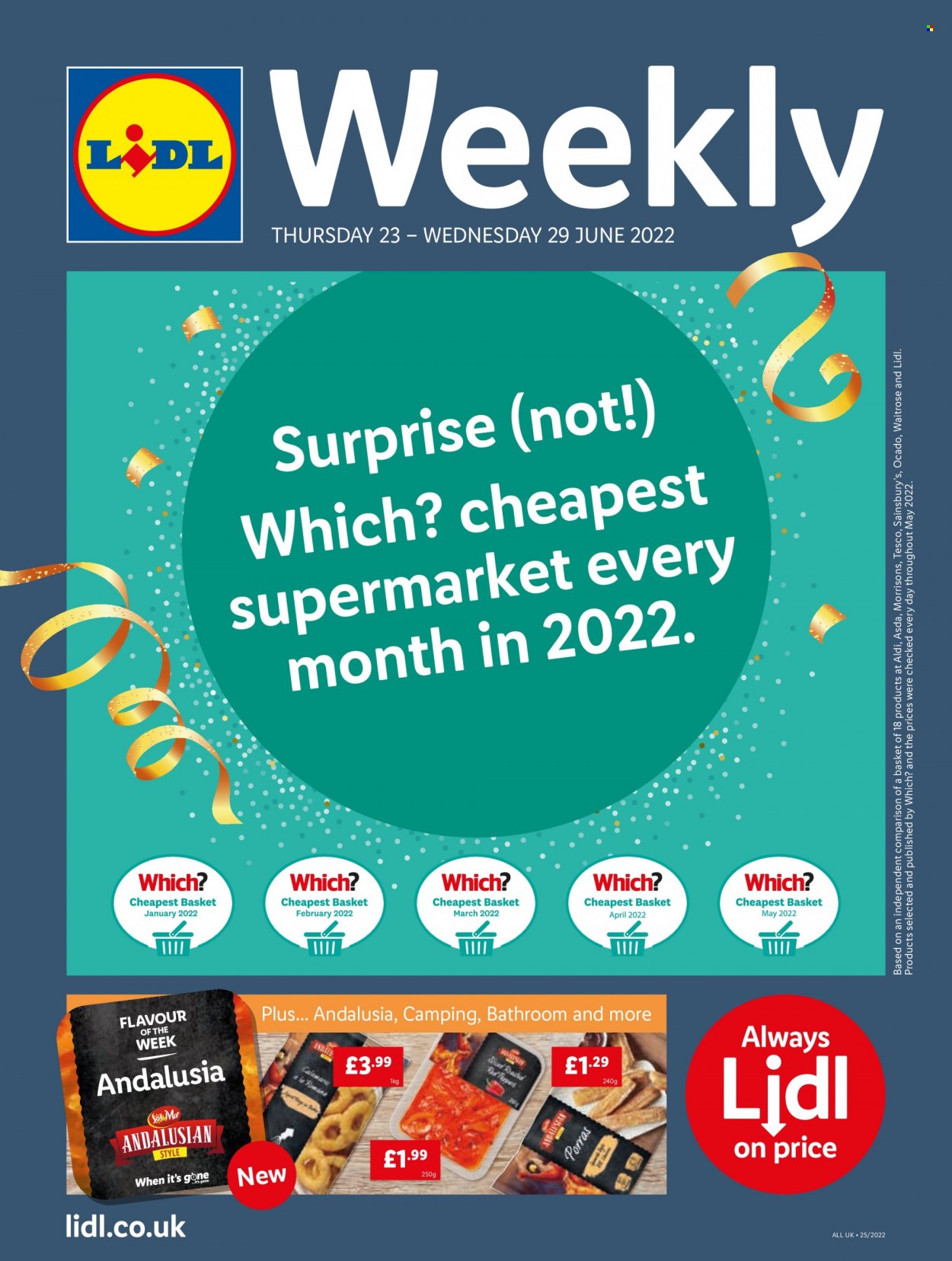 Lidl offer  - 23.6.2022 - 29.6.2022. Page 1.