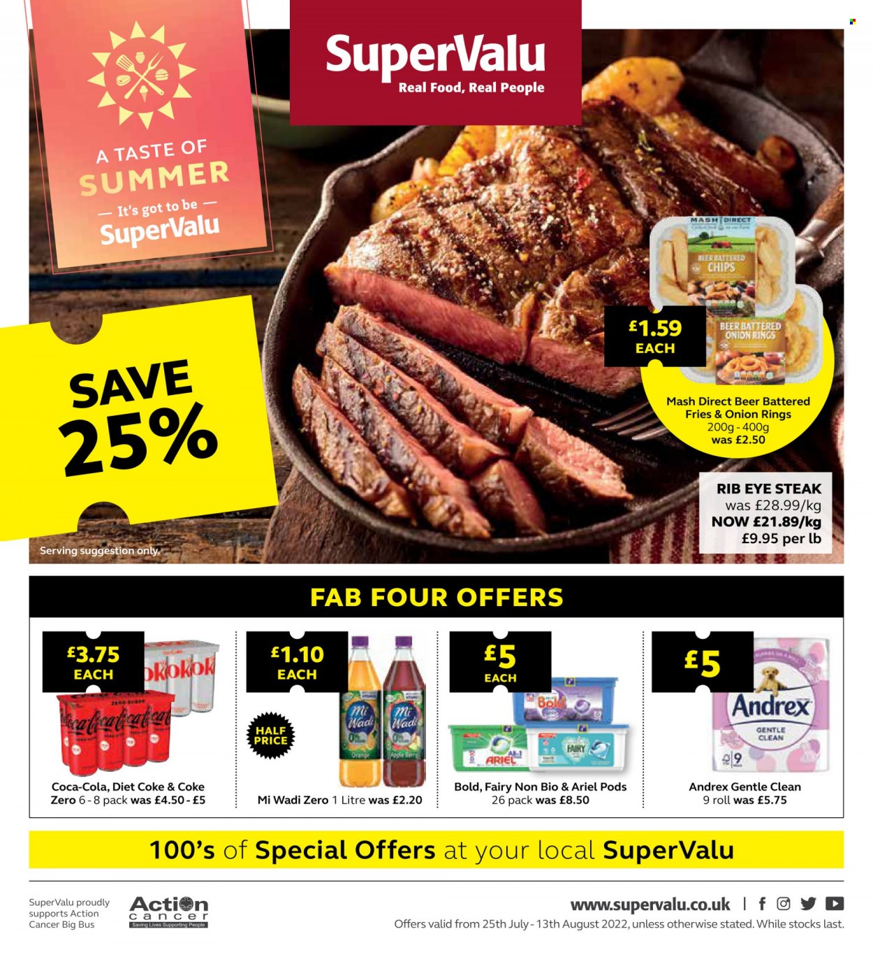 SuperValu offer  - 25.7.2022 - 13.8.2022. Page 1.